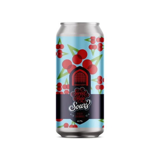 Vault City Sweet Shop Fizzy Cherries 4,7% 440ml DRS