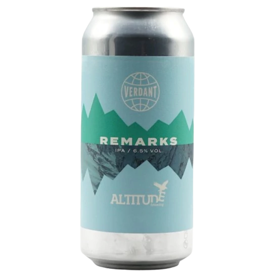 Verdant x Altitude Brewing Remarks IPA 6,5% 440ml DRS