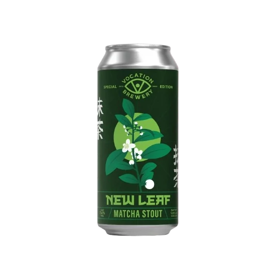 Vocation Brewery New Leaf Matcha Stout 7,4% 440ml DRS