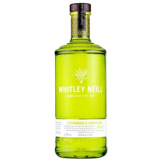 Whitley Neill Lemongrass & Ginger Gin 43% 700ml