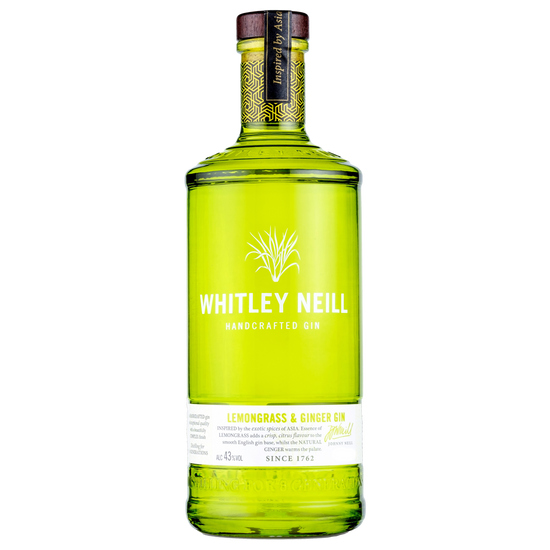 Whitley Neill Lemongrass & Ginger Gin 43% 700ml