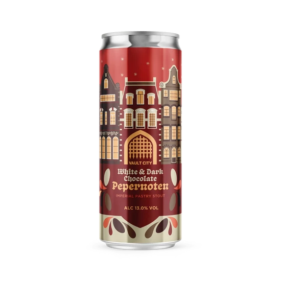Vault City White & Dark Chocolate Pepernoten 13% 330ml DRS