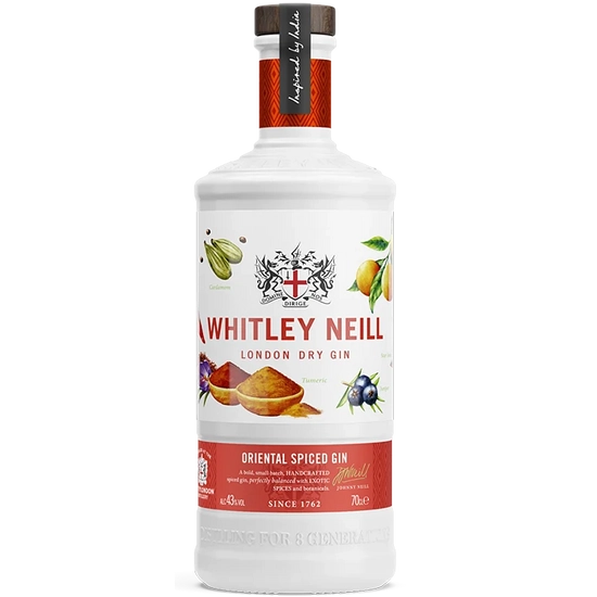 Whitley Neill Oriental Spiced Gin 43% 700ml