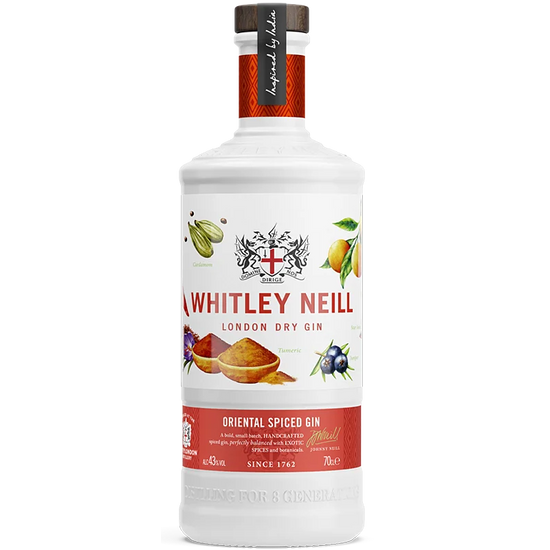 Whitley Neill Oriental Spiced Gin 43% 700ml