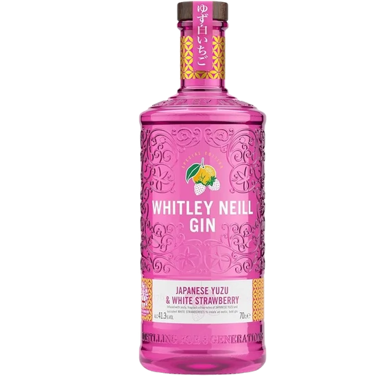 Whitley Neill Yuzu Strawberry Gin 41,3% 700ml DRS