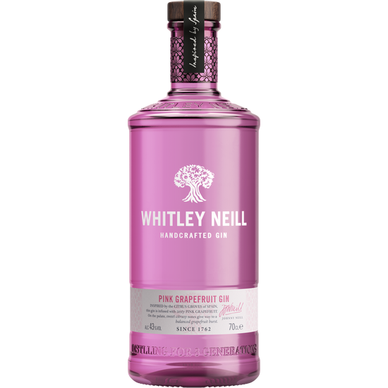 Whitley Neill Pink Grapefruit Gin 43% 700ml