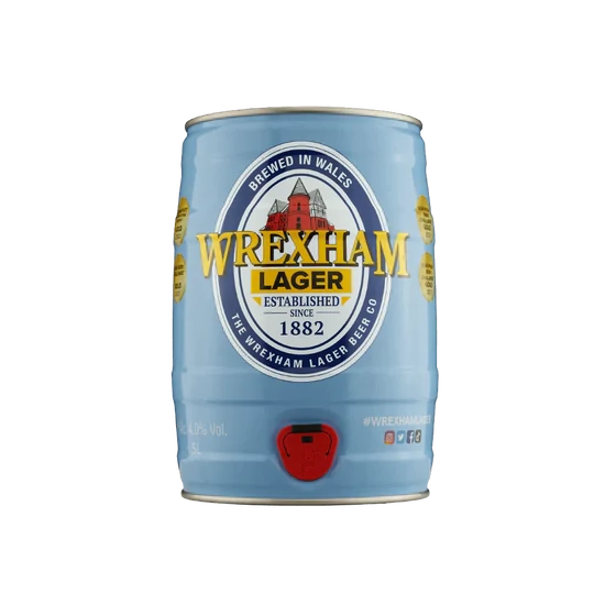 Wrexham Lager party hordó 4% 5L