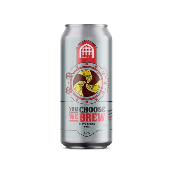 Vault City Zesty Lemon Cola 4,7% 440ml DRS