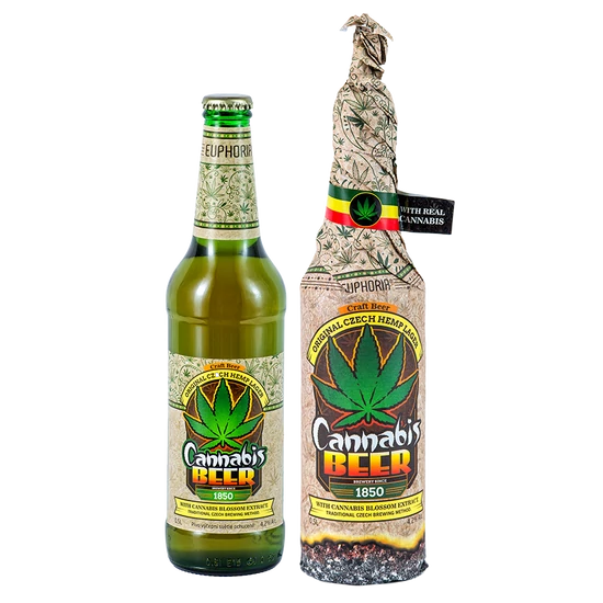 Euphoria Cannabis Beer Lager üveg 4,2% 500ml