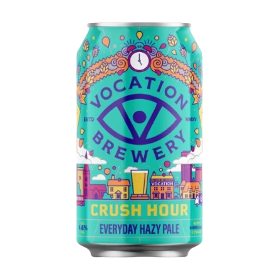 Vocation Brewery Crush Hour Hazy IPA 4,6% 330ml DRS