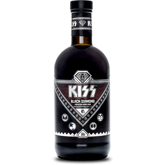 KISS Black Diamond Dark Rum 40% 500ml DRS