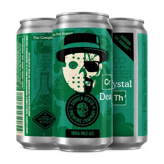 Sudden Death Crystal Death IPA 6,5% 440ml DRS