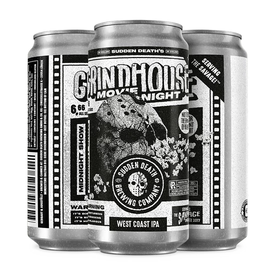 Sudden Death Grindhouse Movie Night IPA 7% 440ml