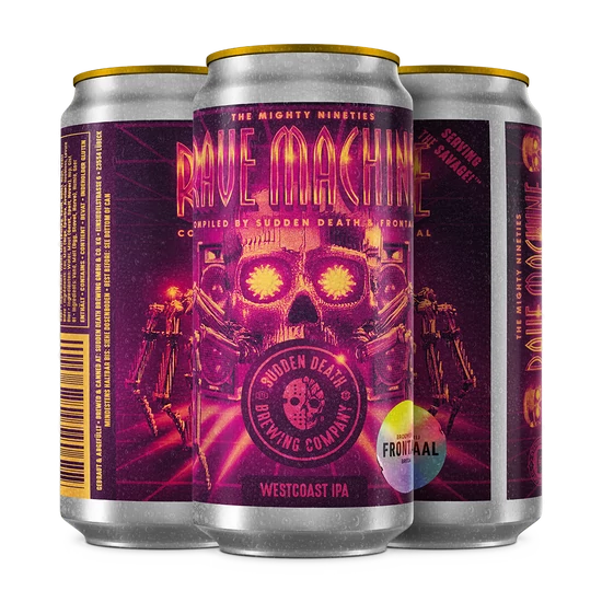 Sudden Death Rave Machine West Coast IPA 7,2% 440ml DRS
