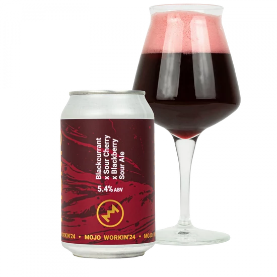 MONYO Brewing Mojo Workin'24: Blackcurrant x Sour Cherry x Blackberry Sour Ale 5,4% 330ml