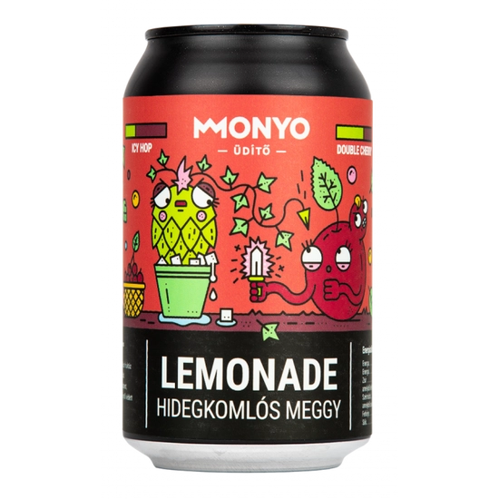 MONYO Brewing Hidegkomlós Meggy Lemonade üdítő 330ml