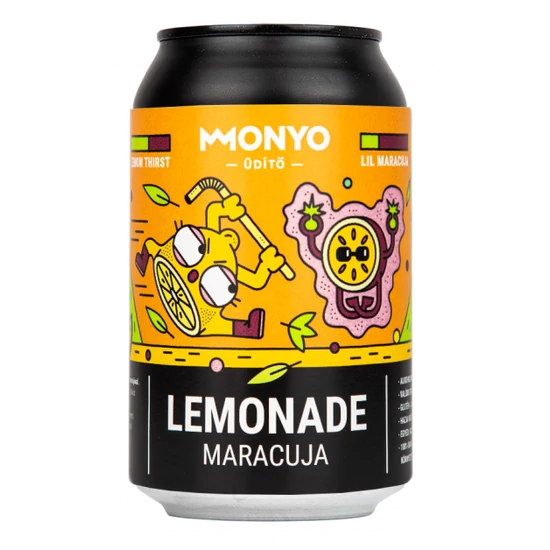MONYO Brewing Maracuja Lemonade üdítő 330ml