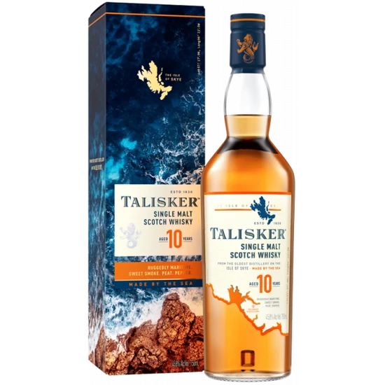 Talisker 10 éves Single Malt Scotch Whisky 45,8% 700ml
