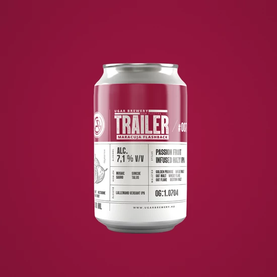 Ugar Brewery  Trailer 007 Maracuja Flashback 7,1% 330ml