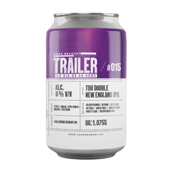 Ugar Brewery Trailer 015 NEIPA 8% 330ml