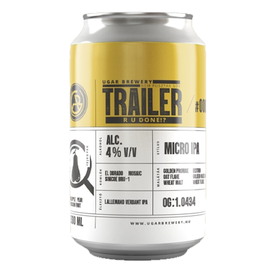 Ugar Brewery Trailer 008 4% 330ml