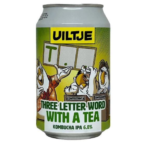 Uiltje Brewing Company Three Letter Word With A Tea Sour IPA 6% 330ml